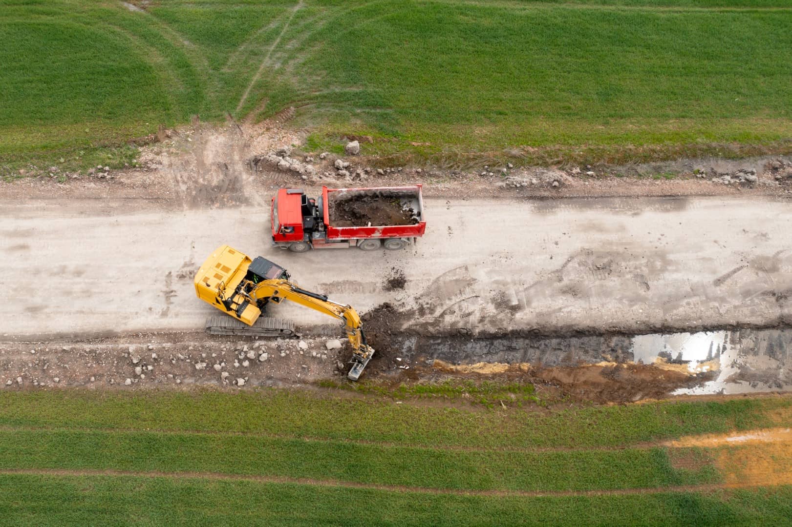 ground protection solutions excavator digging ground